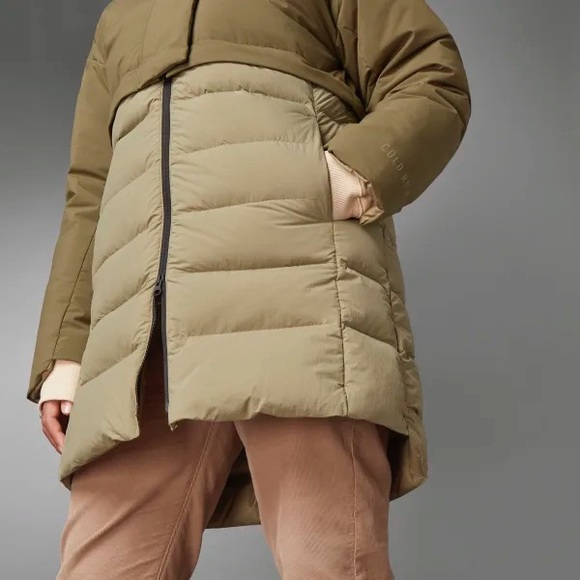 NWT Women’s Adidas MYSHELTER COLD.RDY Parka Green - Picture 4 of 14